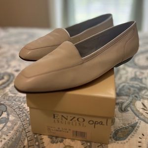 Enzo Angiolini Opal Leather Flats Size 8.5